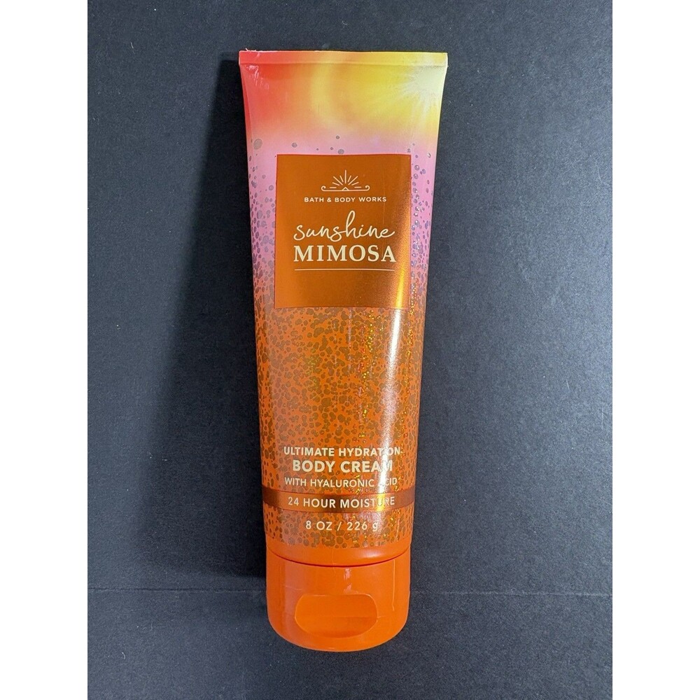 BATH AND BODY WORKS Ultimate Hydration Body Cream 24 Hour 8 oz Sunshine Mimosa
